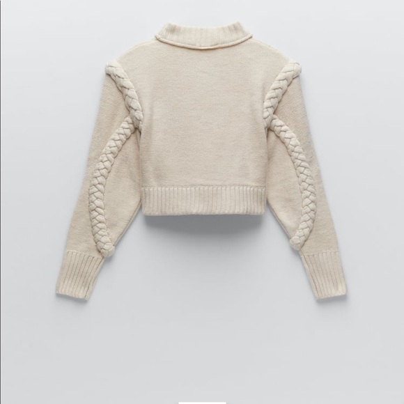 Zara Shoulder Pad Sweater - Picture 4 of 11